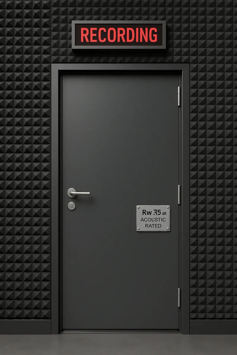 acoustic rated steel doors - professional steel doors available in Nottingham from UK manufacturers